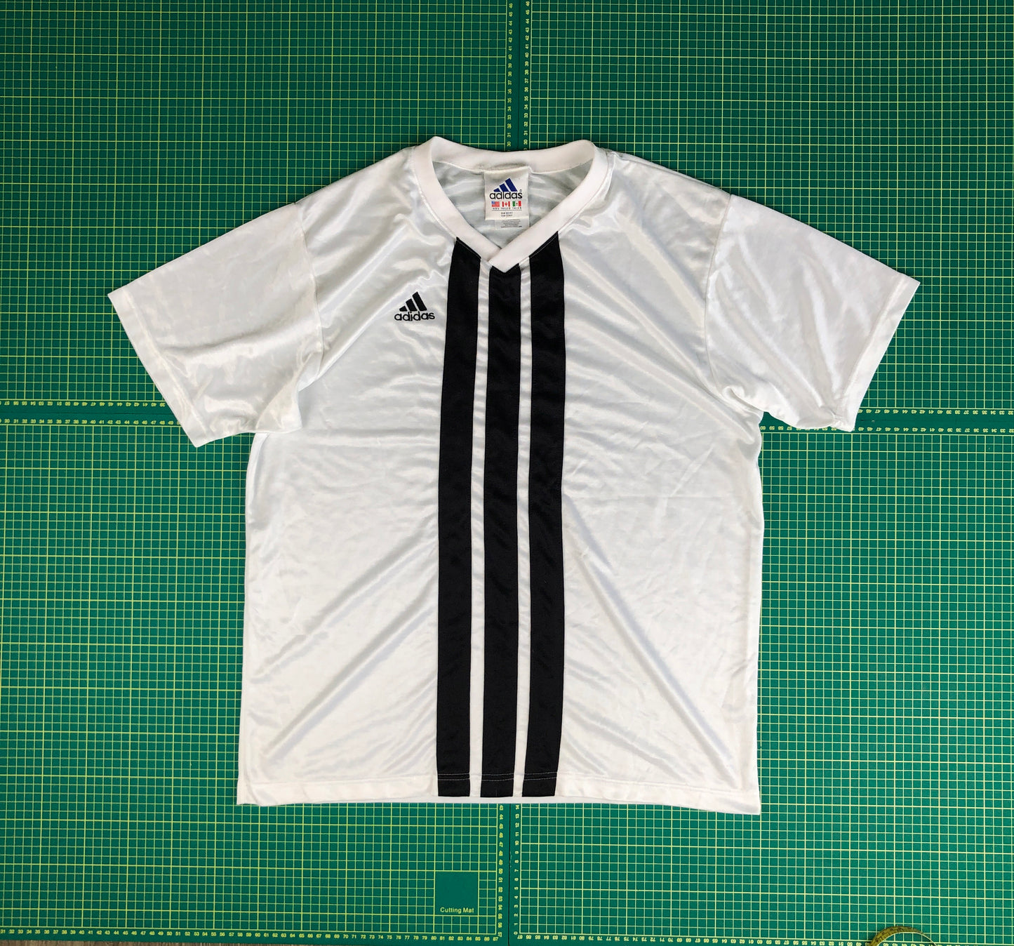 ADIDAS BIG STRIPE JERSEY -L-