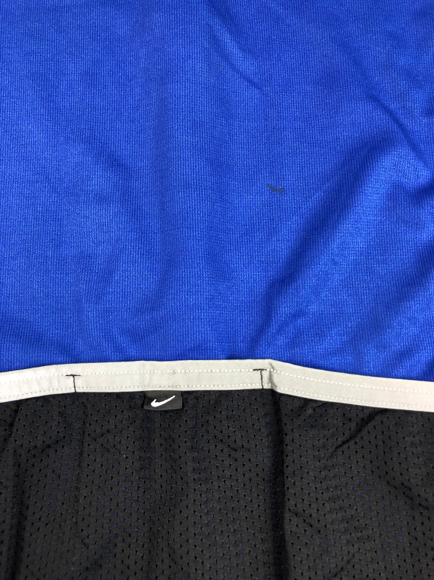 NIKE BLUE DRI-FIT CYCLE SHIRT -L-