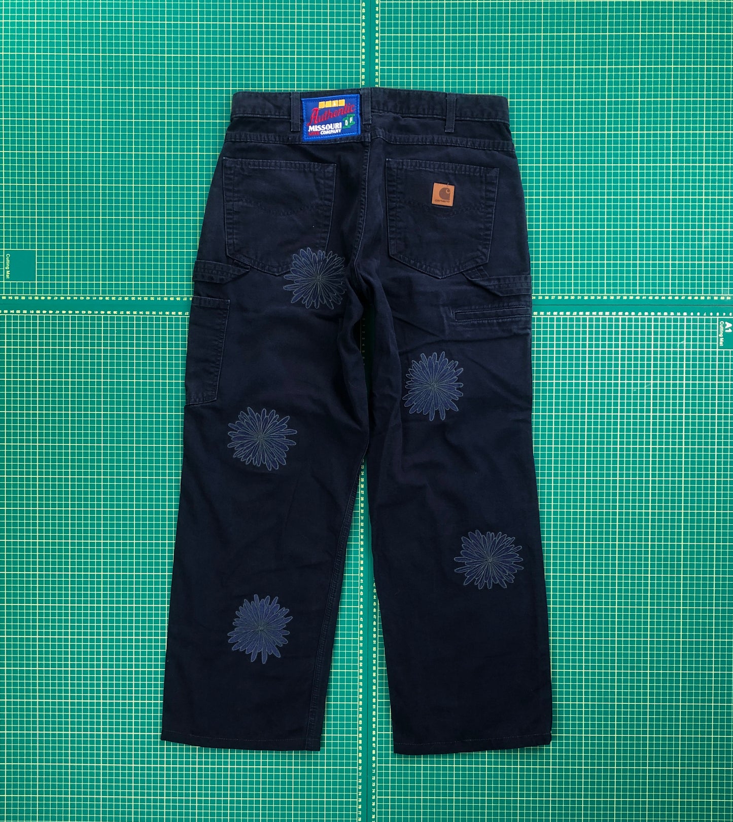 CARHARTT MLC PANTS NAVY - 34 -