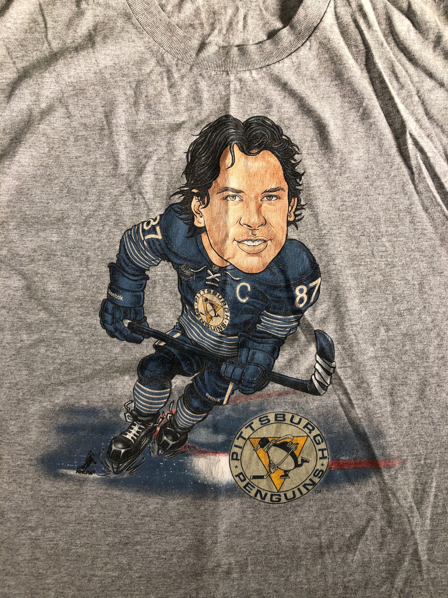 SIDNEY CROSBY CARTOON TEE -S-