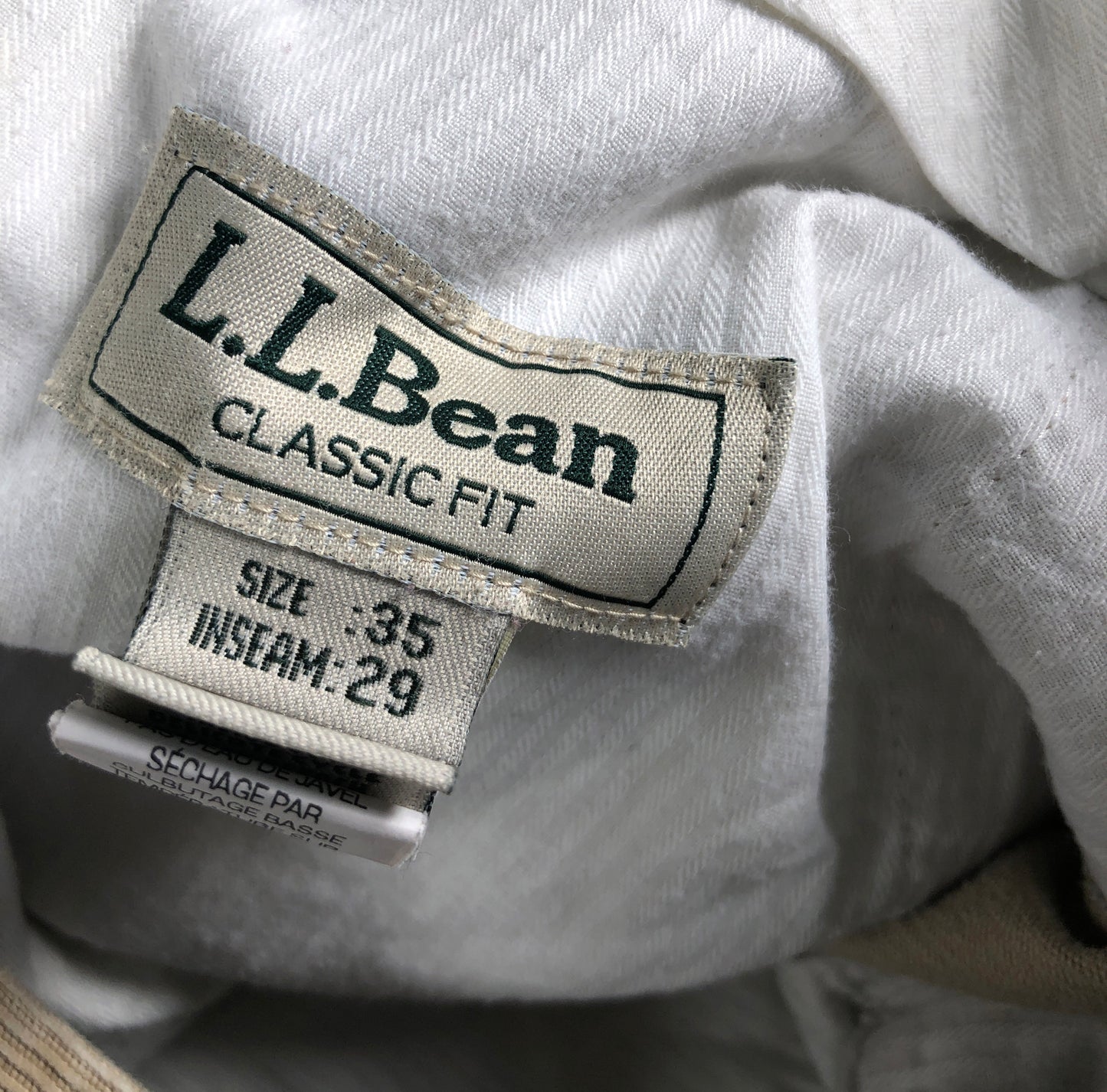 LL BEAN MLC CORDUROY PANTS -35-