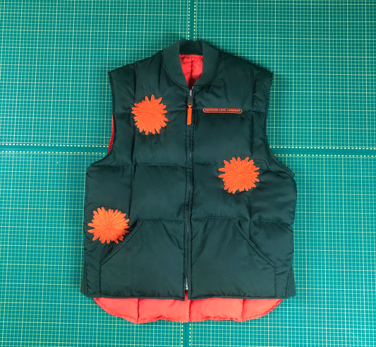 HUNTER GREEN MLC FLOWER VEST