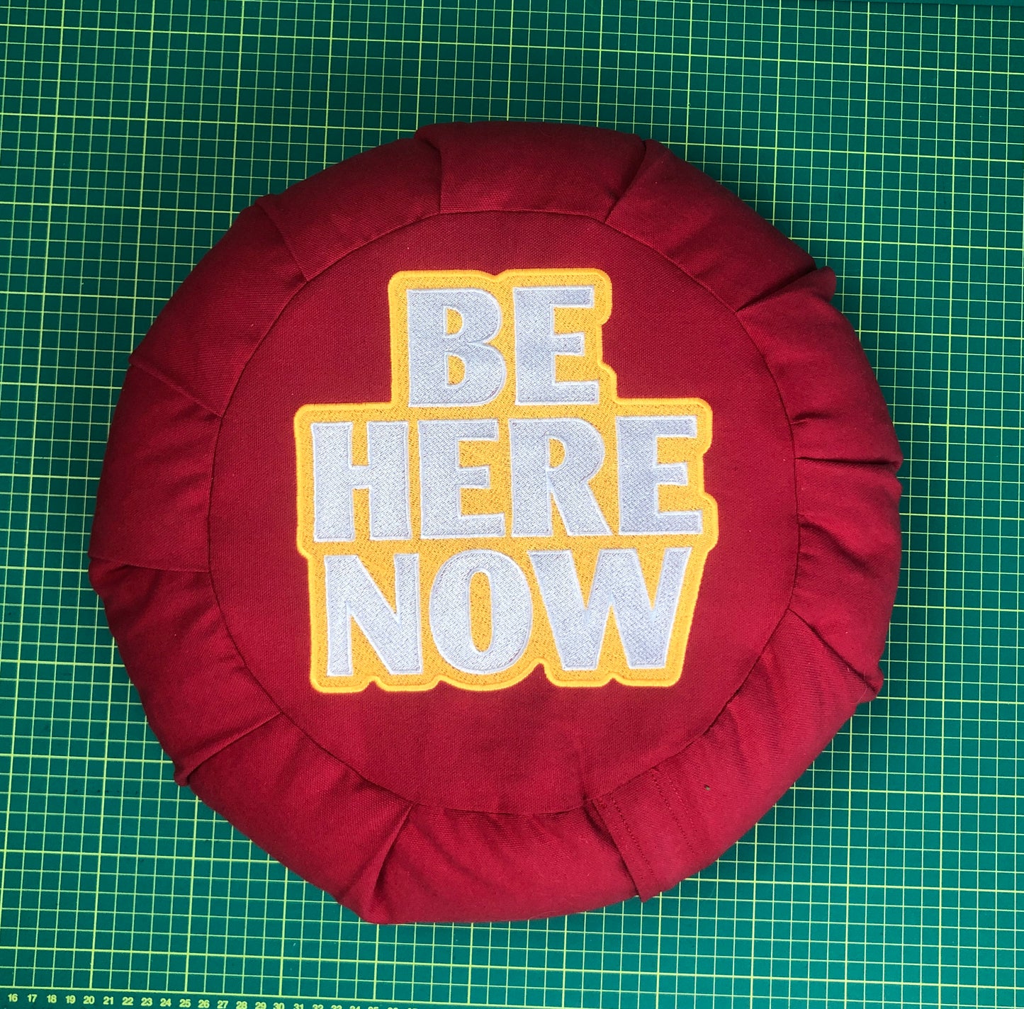 BE HERE NOW MEDITATION CUSHION -L-