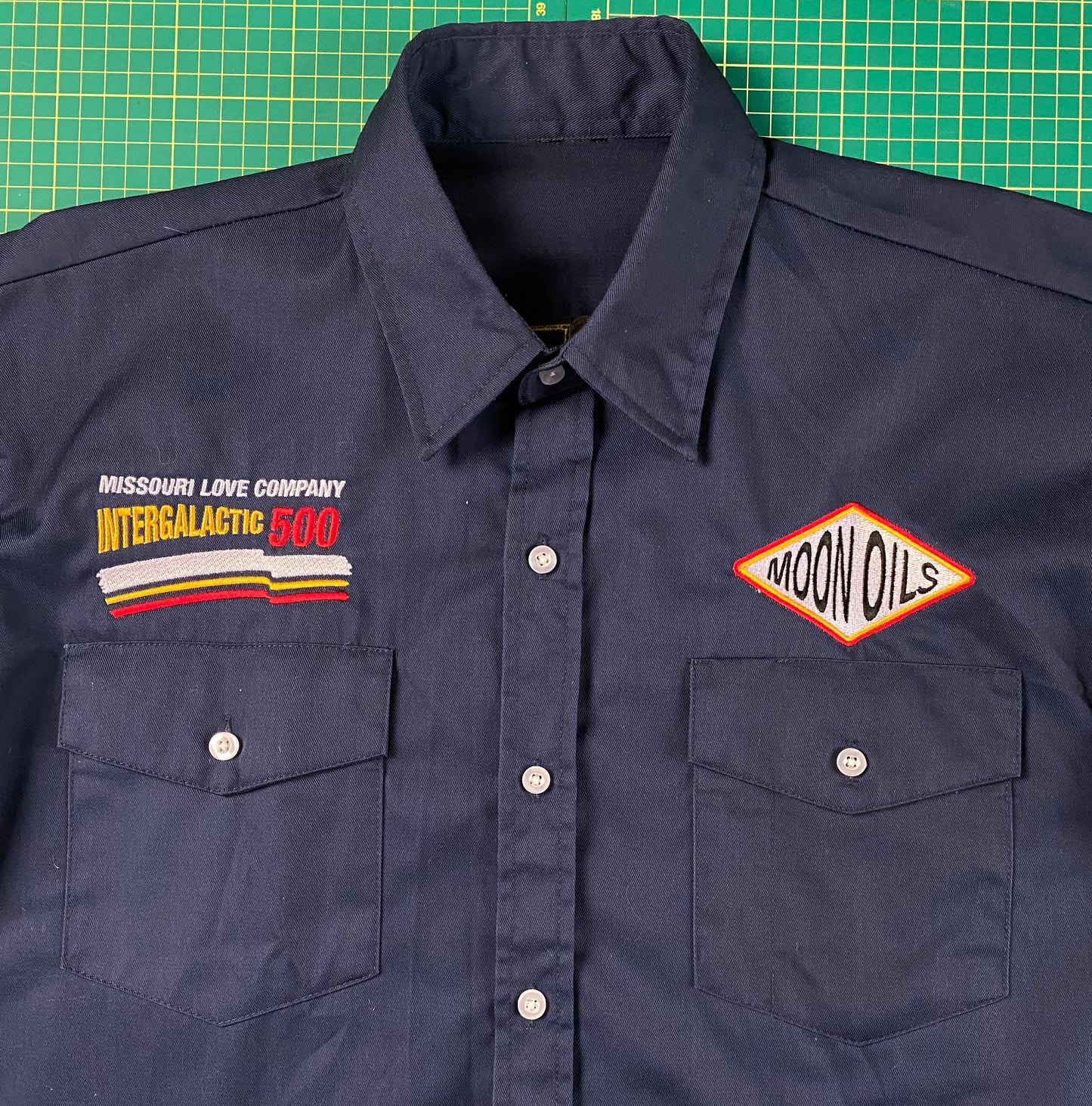 AMERICAS PASTIME NAVY WORKSHIRT -M-