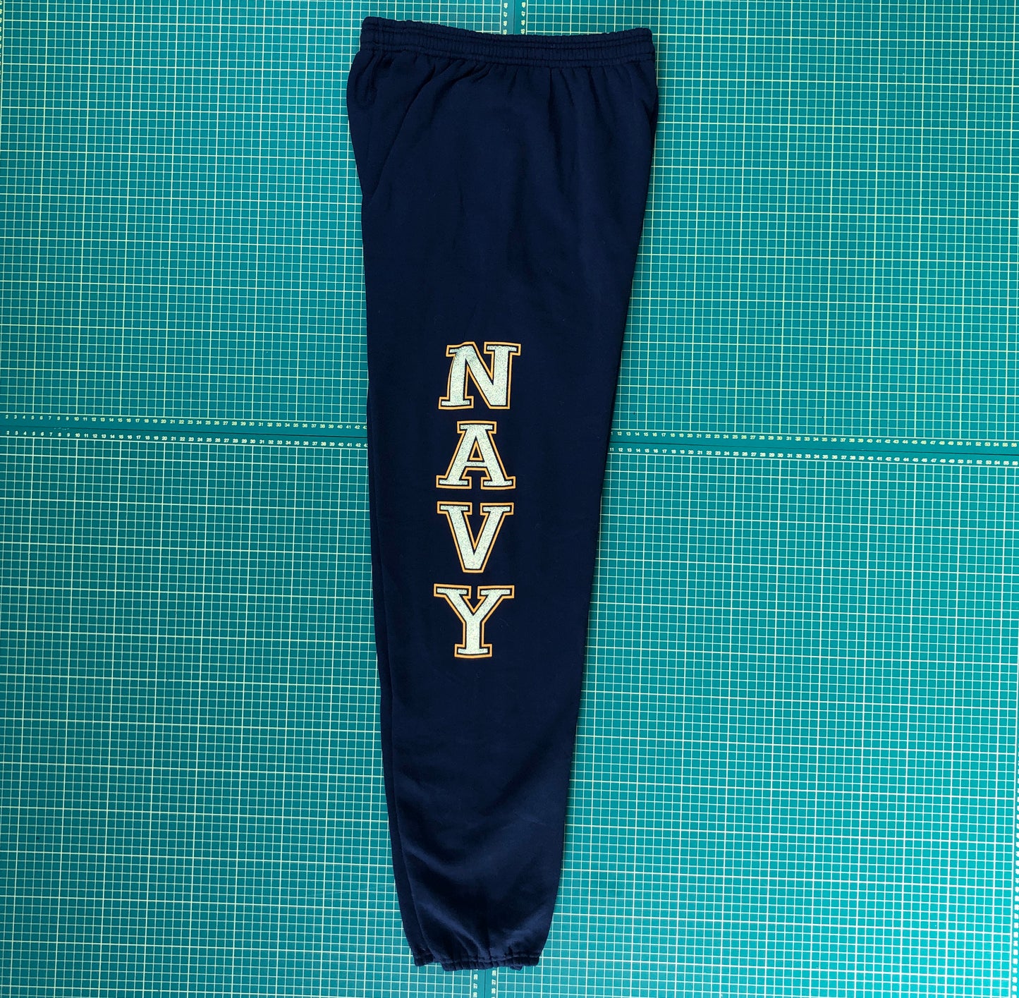 3M NAVY MADE IN USA SWEATPANTS -S-