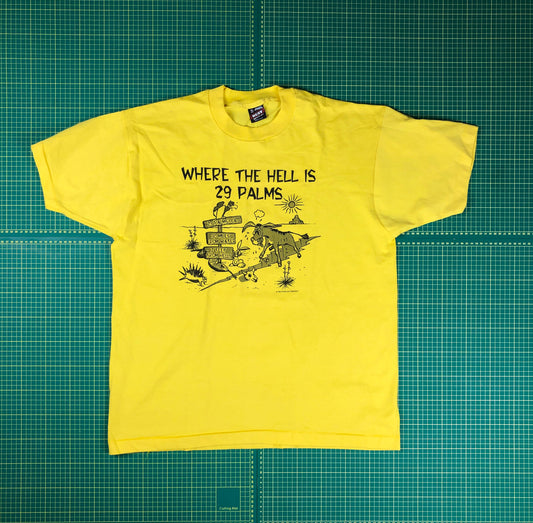 VINTAGE WHERE THE HELL IS 99 PALMS TEE 1993 -XL-